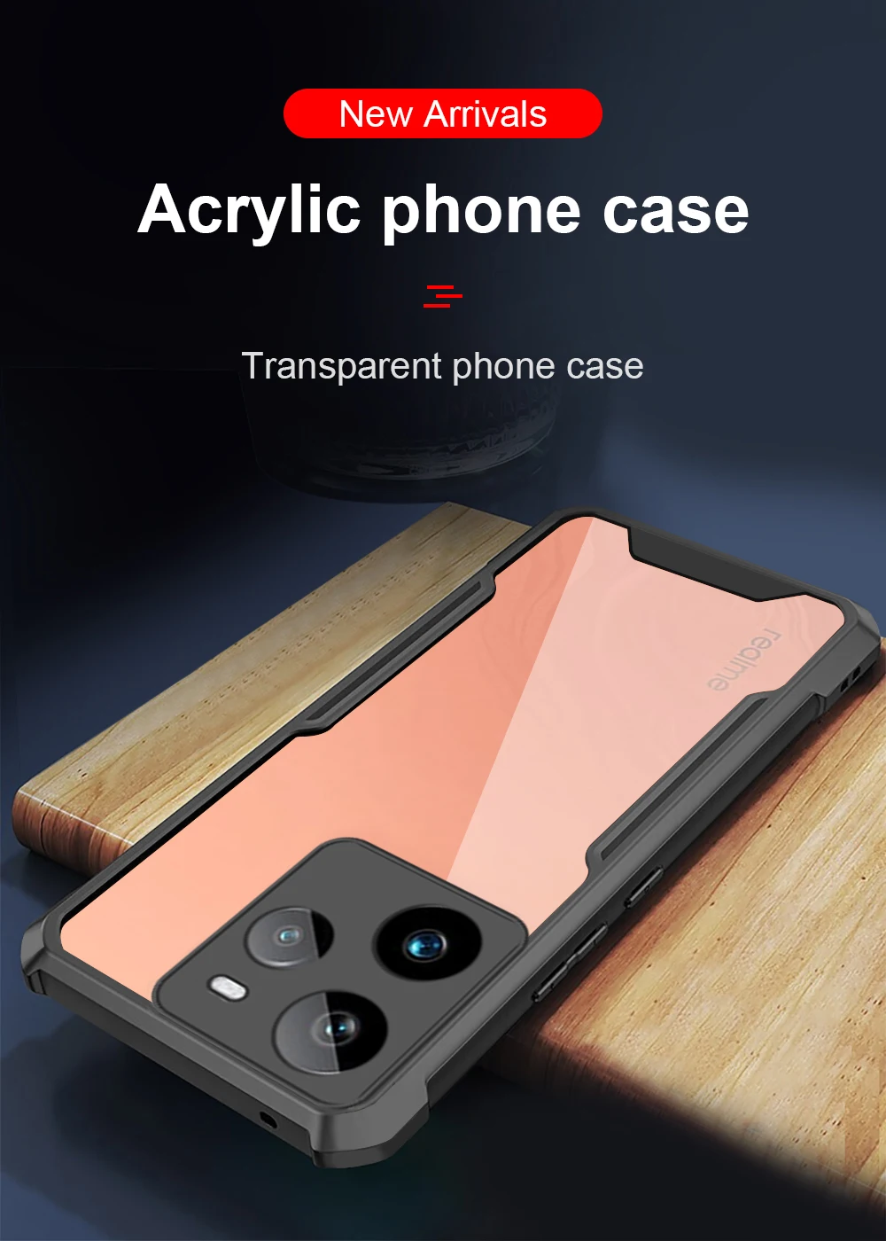 case For Realme GT 7 Pro 7Pro 6 6T Neo6 se GT2 Pro Clear Acrylic Armor Shockproof Cover On GT7Pro GT6 Neo6se GT2Pro Phone Shell