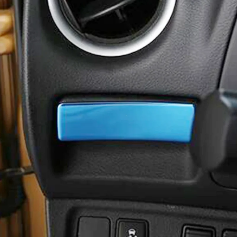 

For NissanTerra 2018-2022 Stainless steel Car copilot Front water cup frame Handle Cover Trim accessories 1pcs