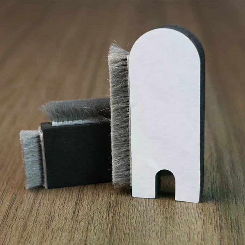 Push-pull EVA+PP Sealing Strip Self-adhesive Windproof Window Buffer Block Sliding Up And Down Track Brush Strip Window Hardware