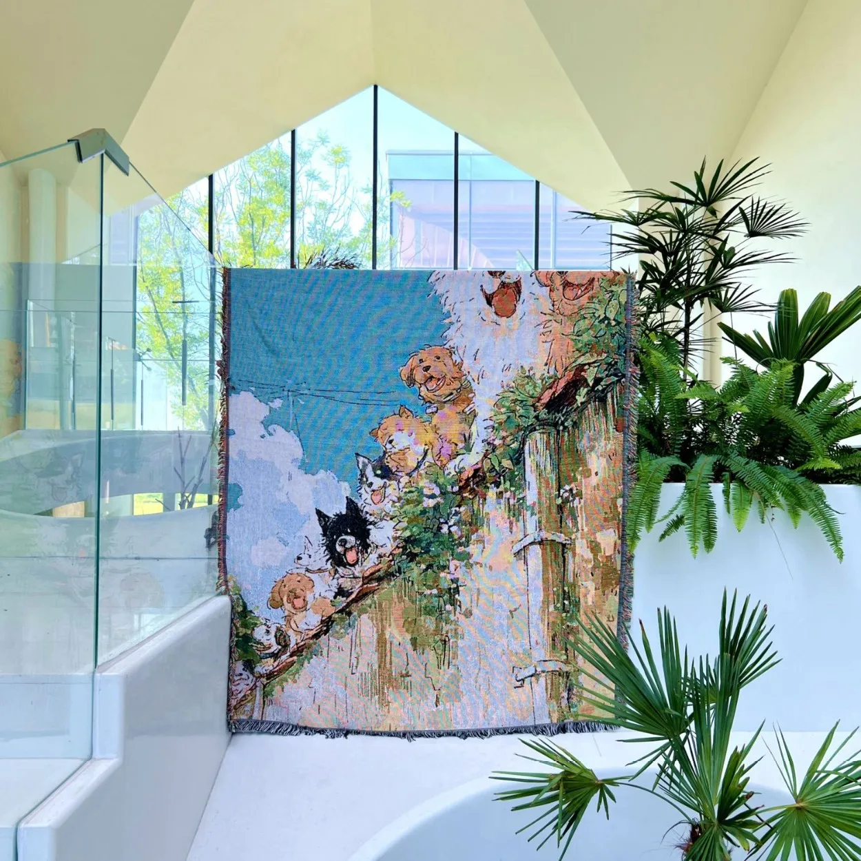 

Подарки для любителей животных: Мягкий и теплый плед с милыми собачками, фланелевое покрывало с мультяшными щенками, уютное жаккардовое покрывало для кровати, дивана, кемпинга и путешествий