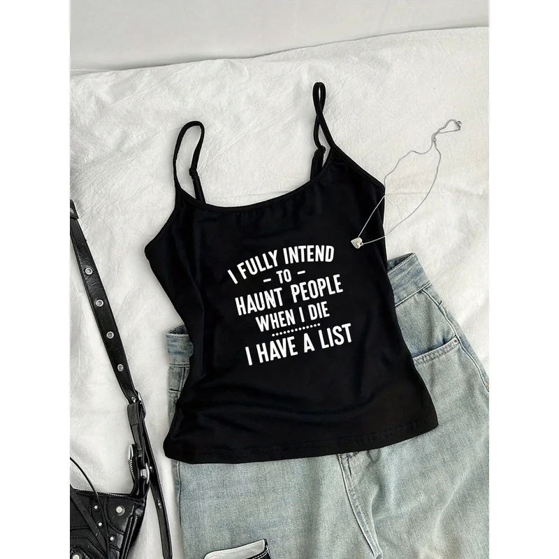 2026 New American-Style Round Neck Camisole - 