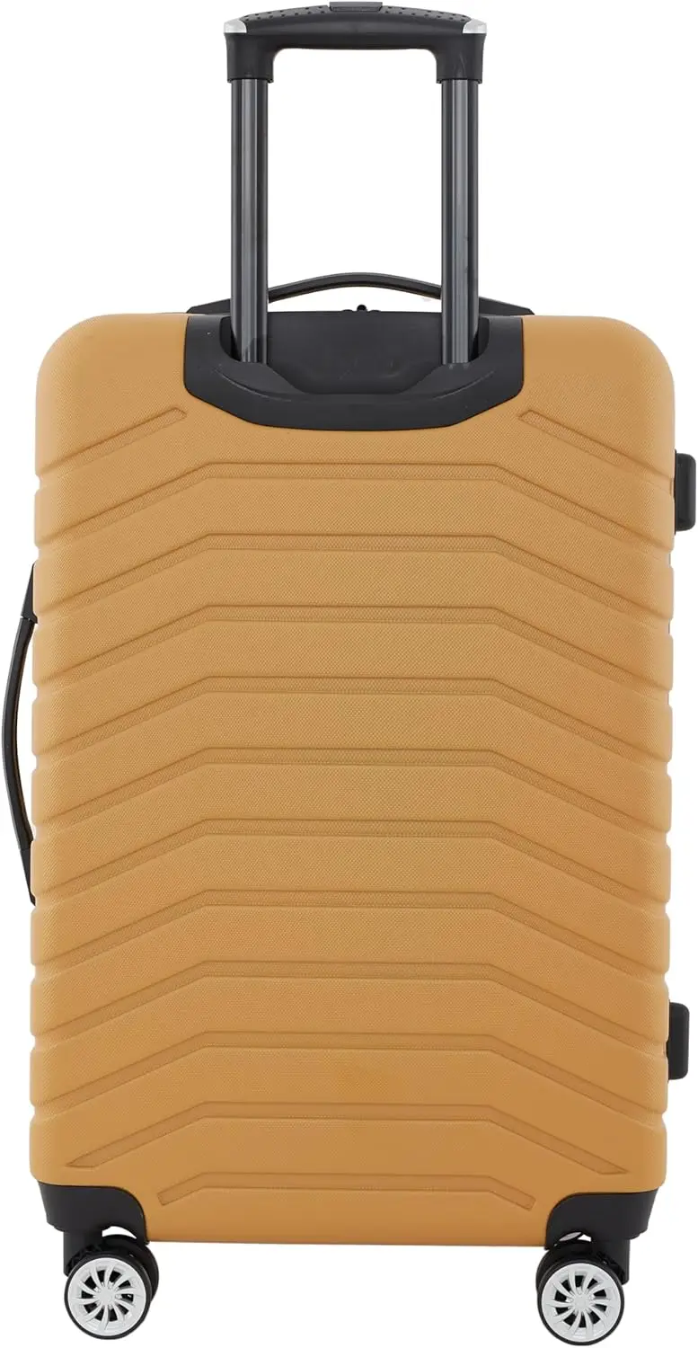 Tahoe 3 Piece Spinner Luggage Set, Amber Gold