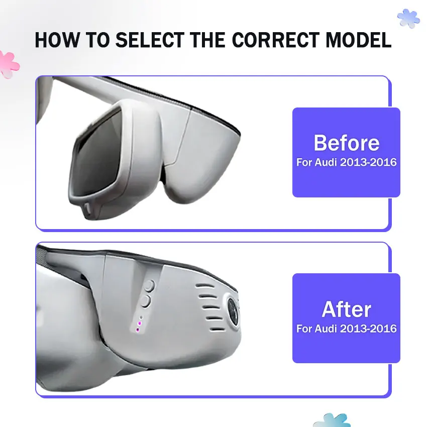 4K UHD WIFi Car DVR Video Recorder Dashcam For Audi A1 A3 A4 A5 A6 A7 A8 A6L A4L Q2 Q3 Q5 Q7 TT 2013 2014 2015