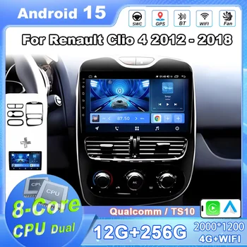 Autorádio s Androidem 15 pro Renault Clio 4 2012 2013 2014 2015 2016 2017 2018, bezdrátové Carplay, multimediální přehrávač s Androidem 10 nejlepší prodej Renault Clio 4 - №7