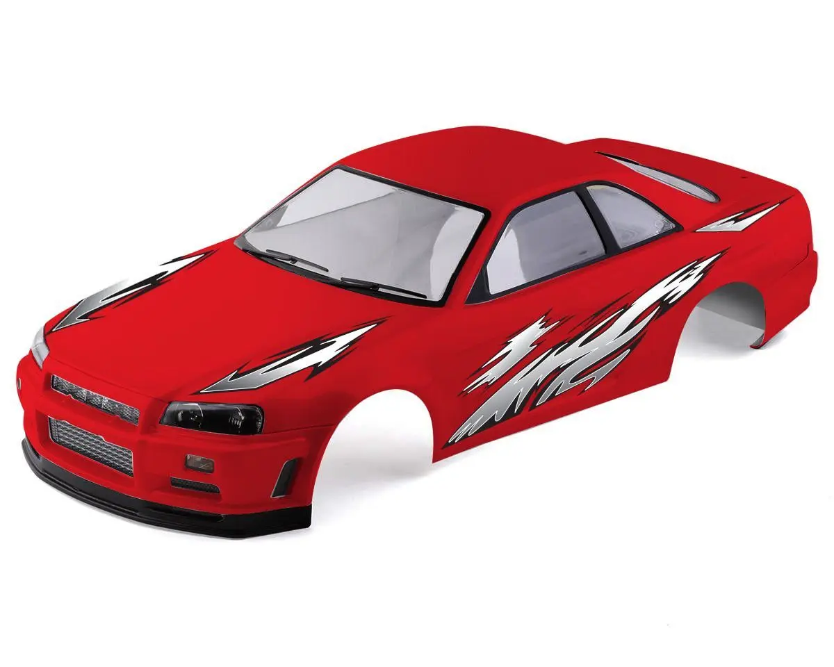 Pegatina de rayo intermitente A4 RC 1/10, carcasa de cuerpo ya cortada para RC Drift Touring Truck Monster GT Crawler Scale