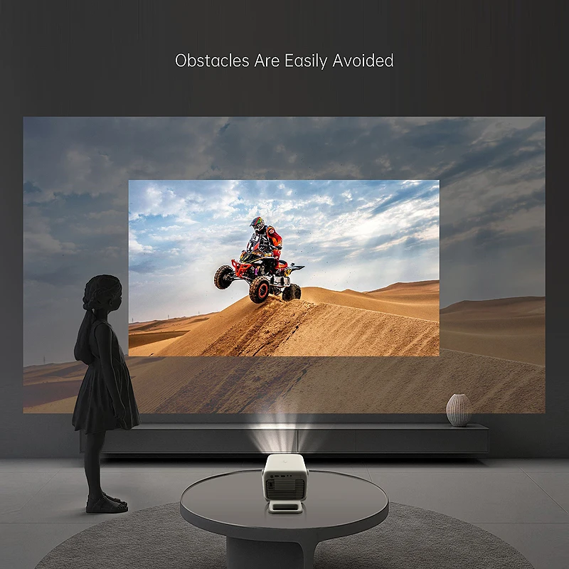 R2 3D Projector Android Home Theater 4K 350 Ansi Mini R2 Projector Auto Keystone 5G WiFi 6 4K Portable Proyector Video Projector