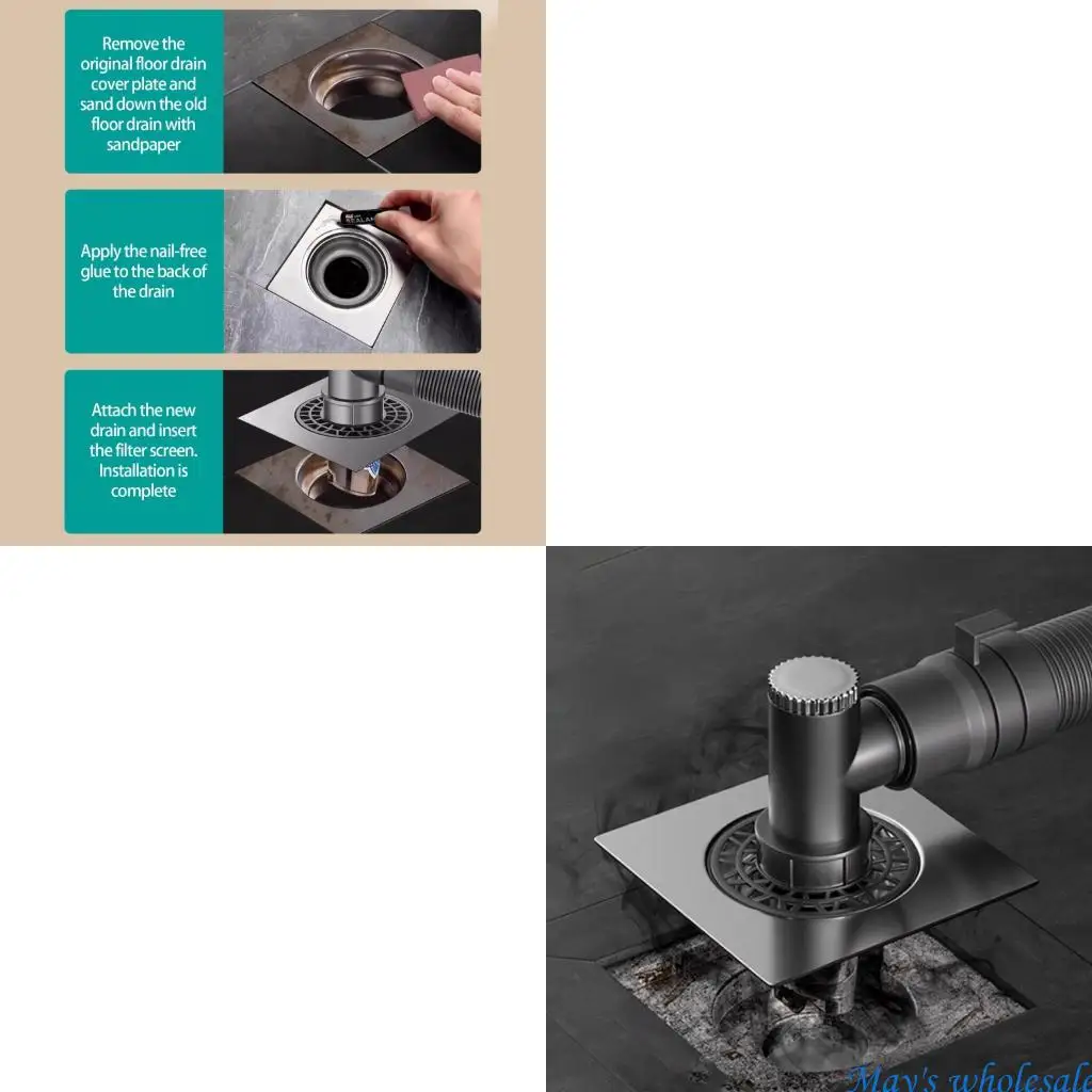 

AntiOverflow Deodorant Joint Universals Washing Machine Floor Drain Adapter 448A