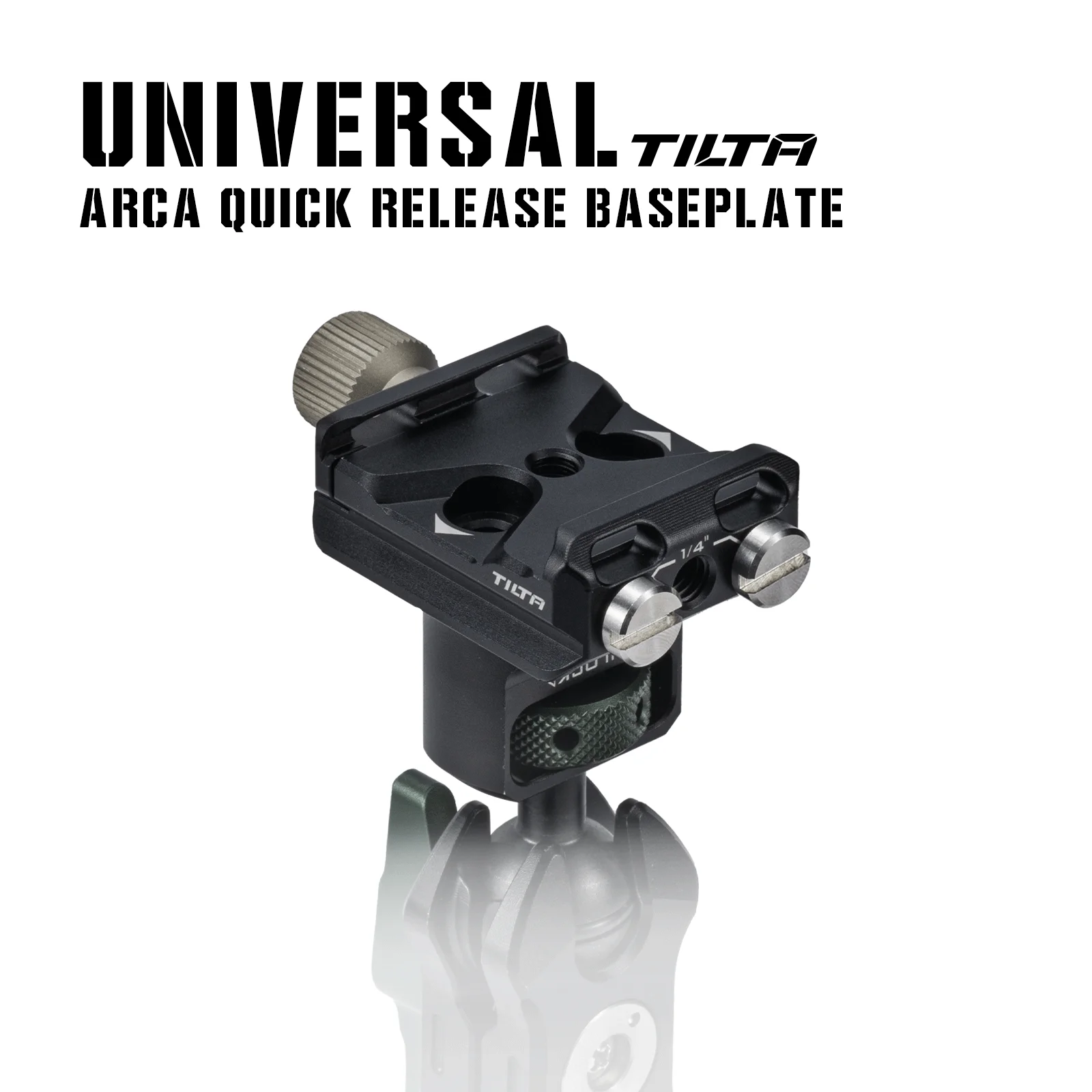 TILTA TA-UABP-B Arca Quick Release Baseplate Standard Specification Portable Metal Tripod Holder Fittings