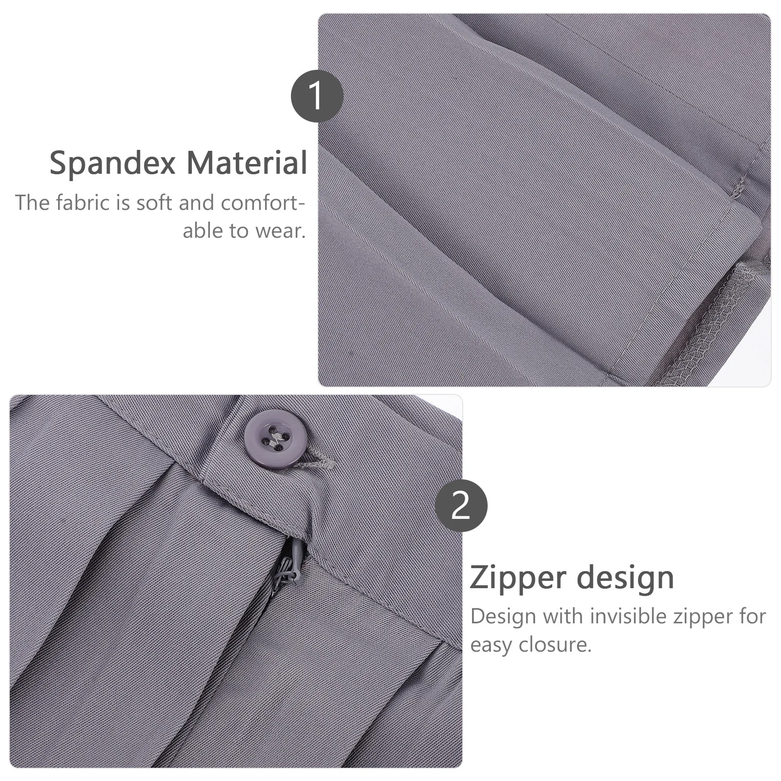 تنورة مطوية للفتيات بخصر عالٍ على شكل حرف A من الألياف اللدنة بلون سادة لحفلات التخرج والمدرسة فستان موحد تنورة مطوية