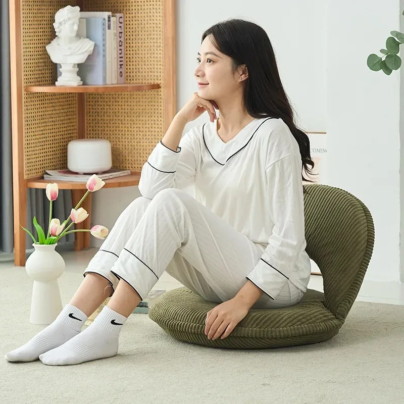 

Nordic Lazy Sofa Folding Chair Lazy Sofa Bay Window Tatami Backrest Chairs Balcony Pad Reading Seat Small Folding Sofa Furniture