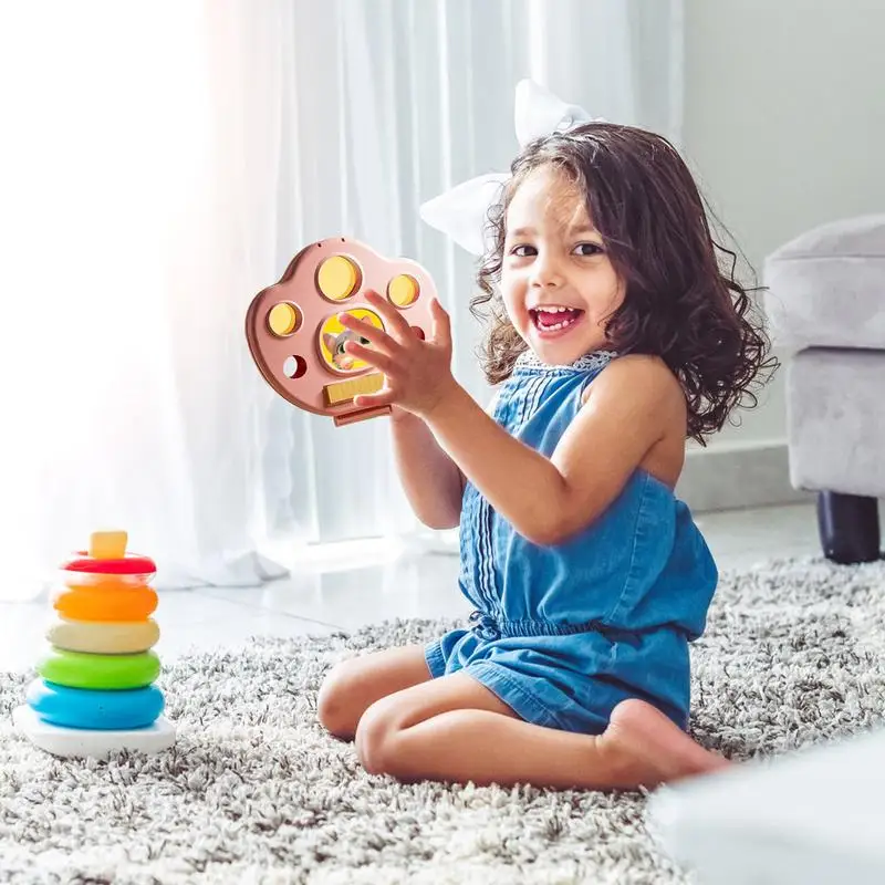 Ensemble de Balles à Pagaie en Forme de Patte de Chat, Jouets Interactifs d'Extérieur Parent-Enfant pour la Famille