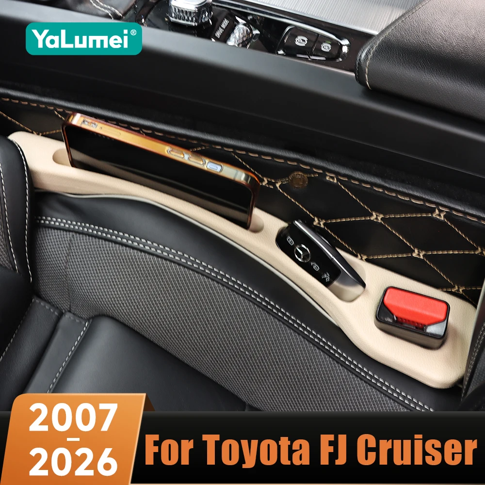 

Car Gap Filler Leak Proof Seat Gap Storage Organizer Accessories For Toyota FJ Cruiser 2007-2020 2021 2022 2023 2024 2025 2026