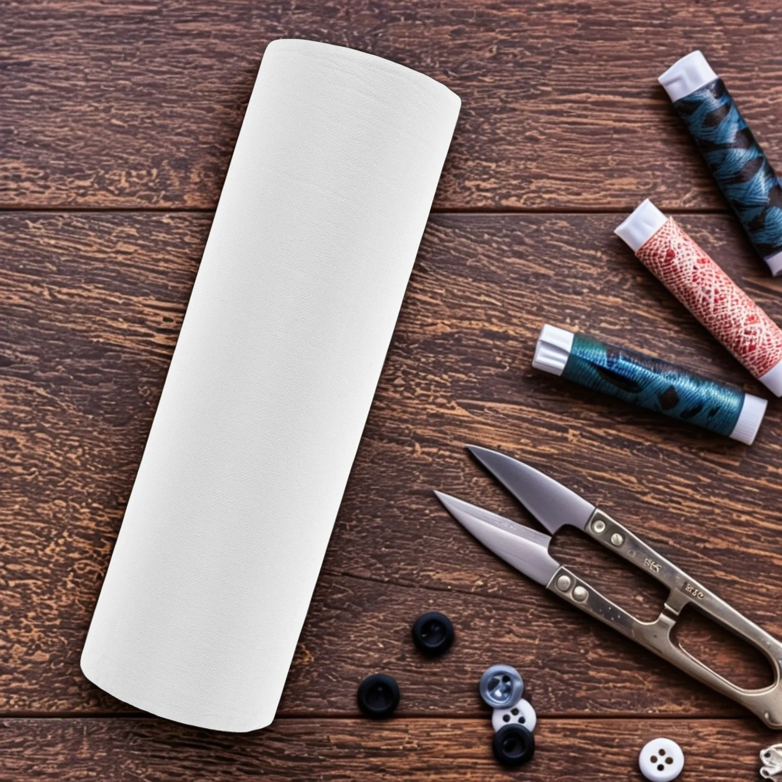 

Fusible Interfacing for Sewing Non Woven Iron on Adhesive Backing Strong Hold Reusable Sewing Supply for Apparel Quilting T