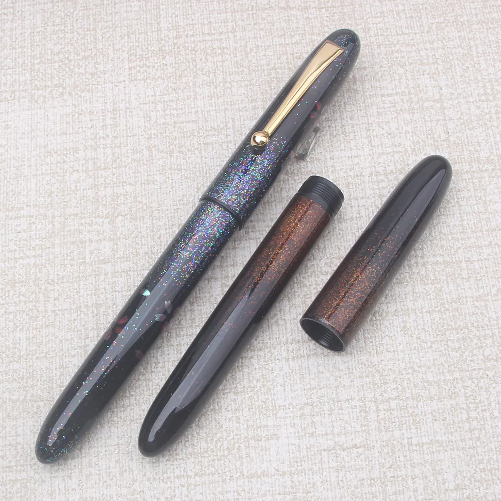 new Handmade Lacquer Cherry Blossom Mother-of-pearl Maki-e Fountain Pen Replacement Barrel for Pilot 74/743/743/Platinum /Sailor