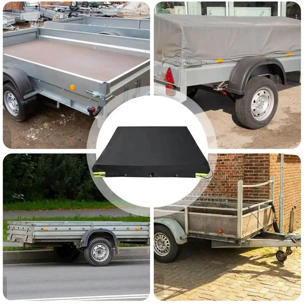 420D Oxford Auto Telone Rimorchio Copertura Antipolvere Universale Rimorchio Copertura Protettiva A Prova di Sole Impermeabile Camion Baldacchino