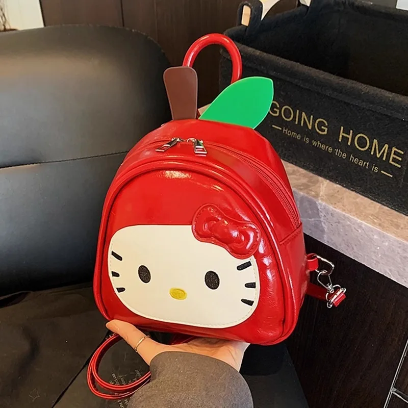 

Red Apple Hello Kitty Children's Handbag Cute Cartoon Backpack Holiday Gift