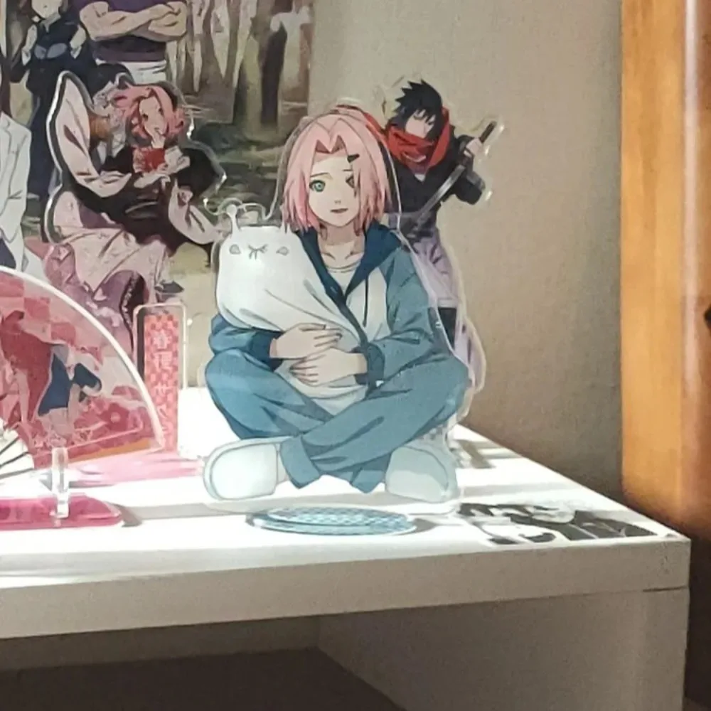 Haruno Sakura Acrylic Stand Figure Naruto Anime Peripherals Fashion Cartoon Cute Desktop Acrylic Decoration Show Collectibles