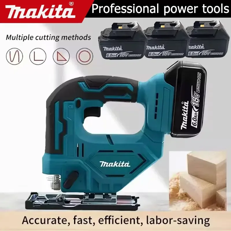 

Электрический лобзик Makita DJV182Z 18В, бесщеточный, 340Вт, с пильным полотном, без аккумулятора, DJV182C, с рукояткой-тубусом