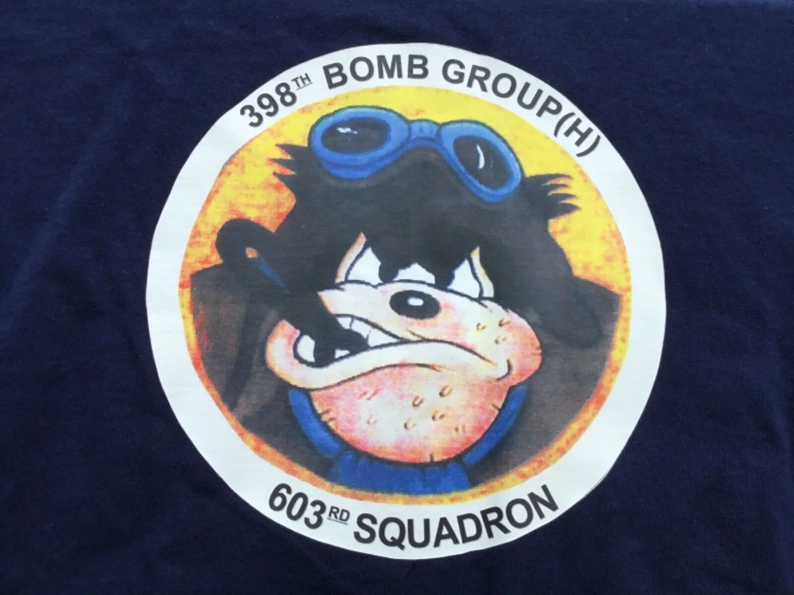 WW 2 US Army Air Force 398th Bomb Group (H) 603rd squadron 2 sided t shirt Men's Casual O-Neck Tshirt S-3XL