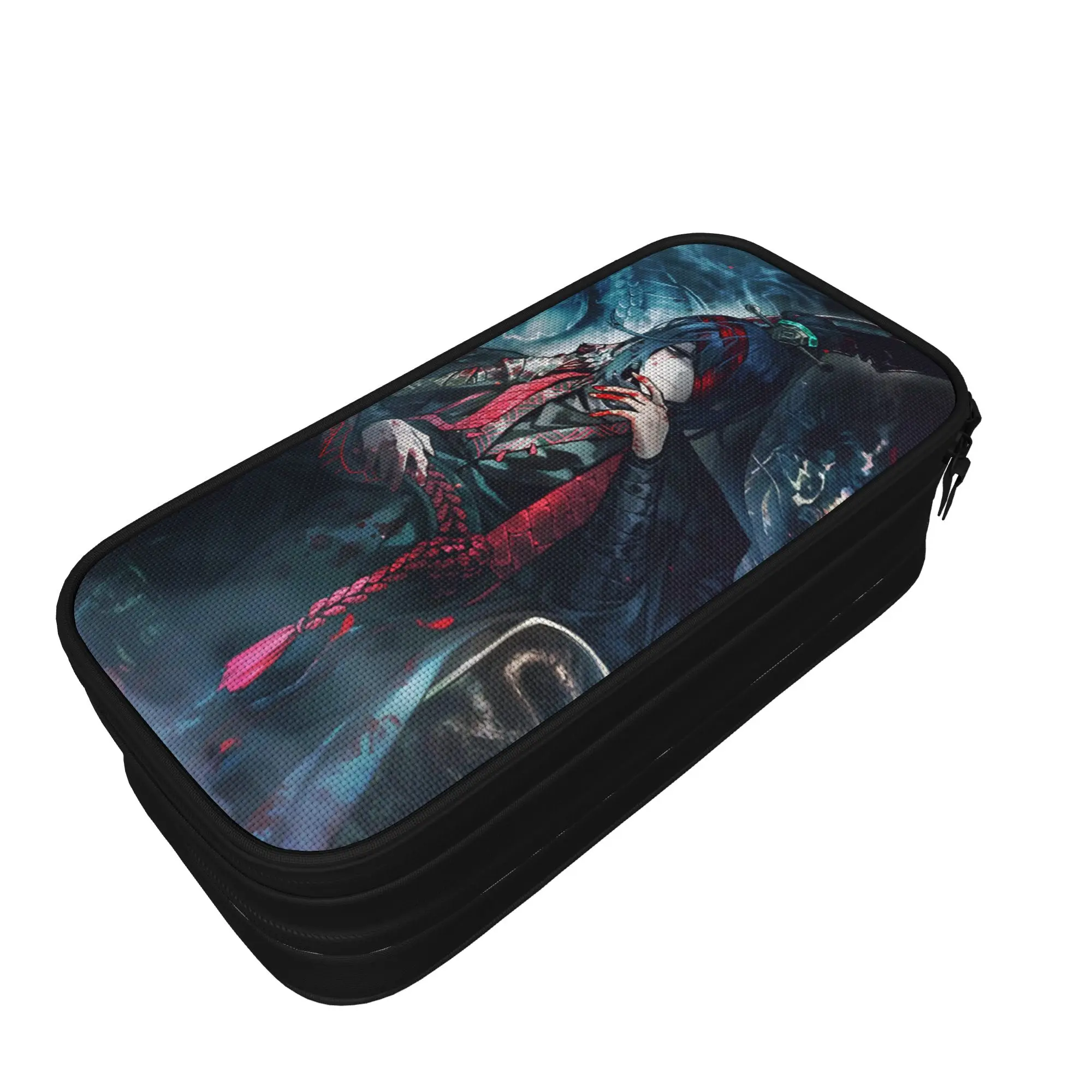 Limbus Company Games Pen Box Double Layer Large-capacity Office Supplies  Pen Case Gift