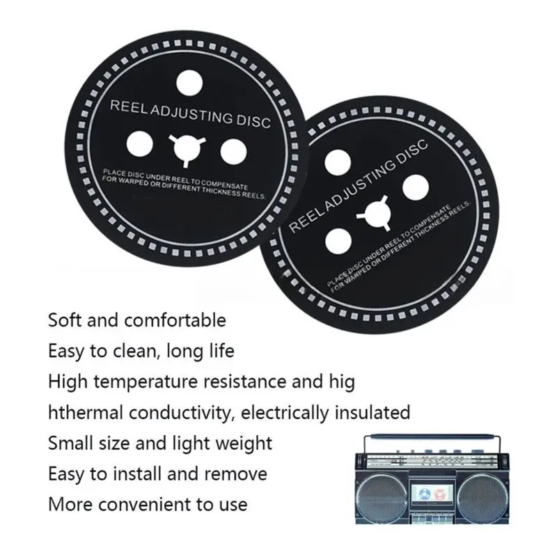A37T-For Studer TEAC Reel To Reel Tape Recorder For NAB Adapter Spacer- 4PCS, 0.7Mm Thickness For Professional Sound Equipment