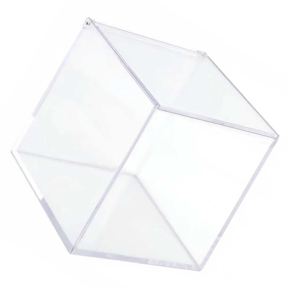 

Clear Acrylic Coffee Pod Tea Bag Storage Box Transparent Design Material Easy to Use Compact Size Stable Firm Desktop