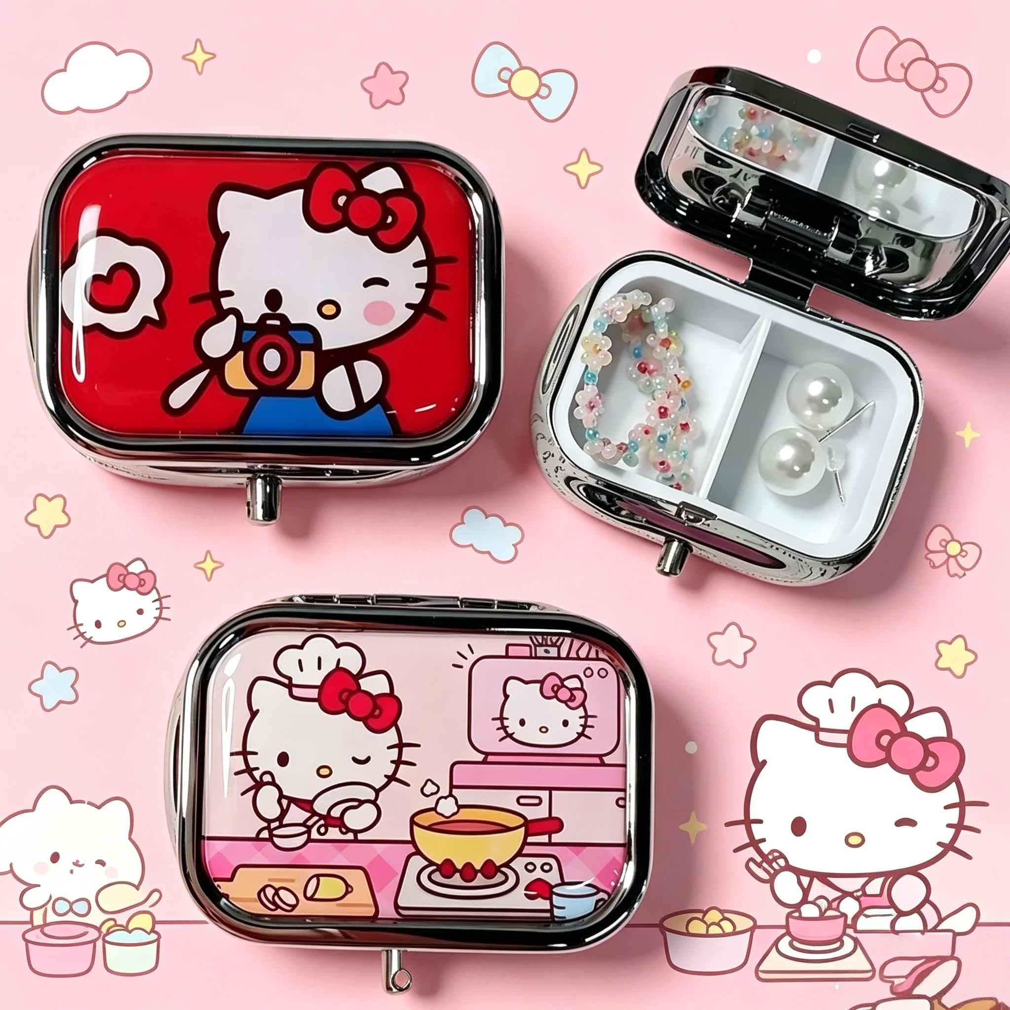 2026 Anime Hello Kitty Metall- – Token Tray Organizer Bewertung und Preis