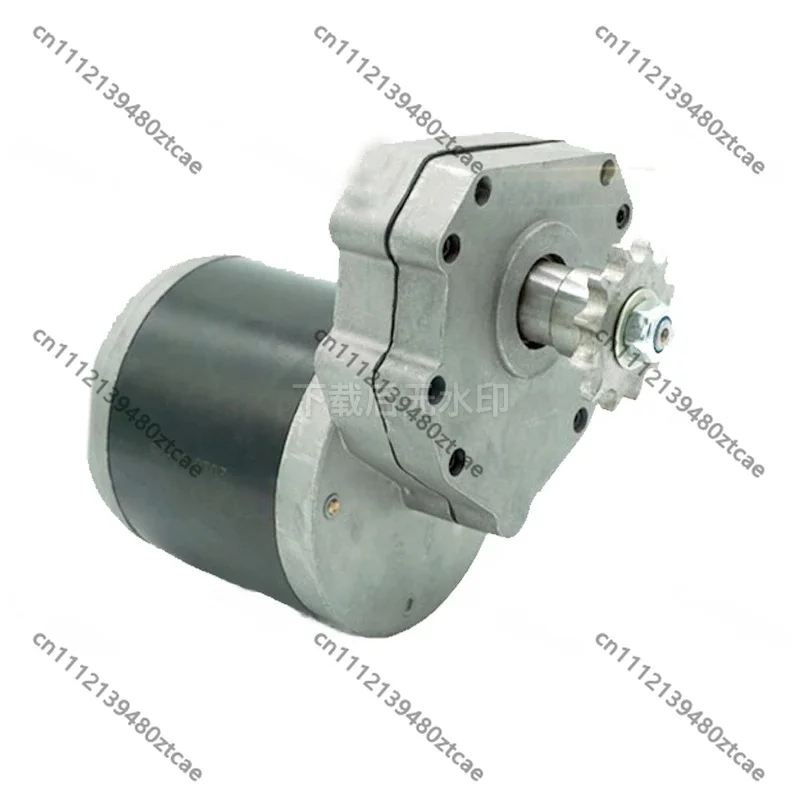 12V 24V 600W DC Brushed Motor, Electric Lawn Mower Grass Cutter for Garden Yard