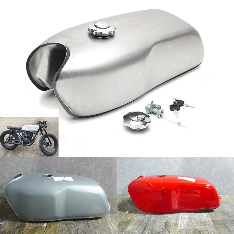 Modified Motorcycle Rough Fuel Tank for Honda Haojue Haojin Sanlg Lifan Yamaha Suzuki Kawasaki KTM Dayun 9L Semifinished Tank