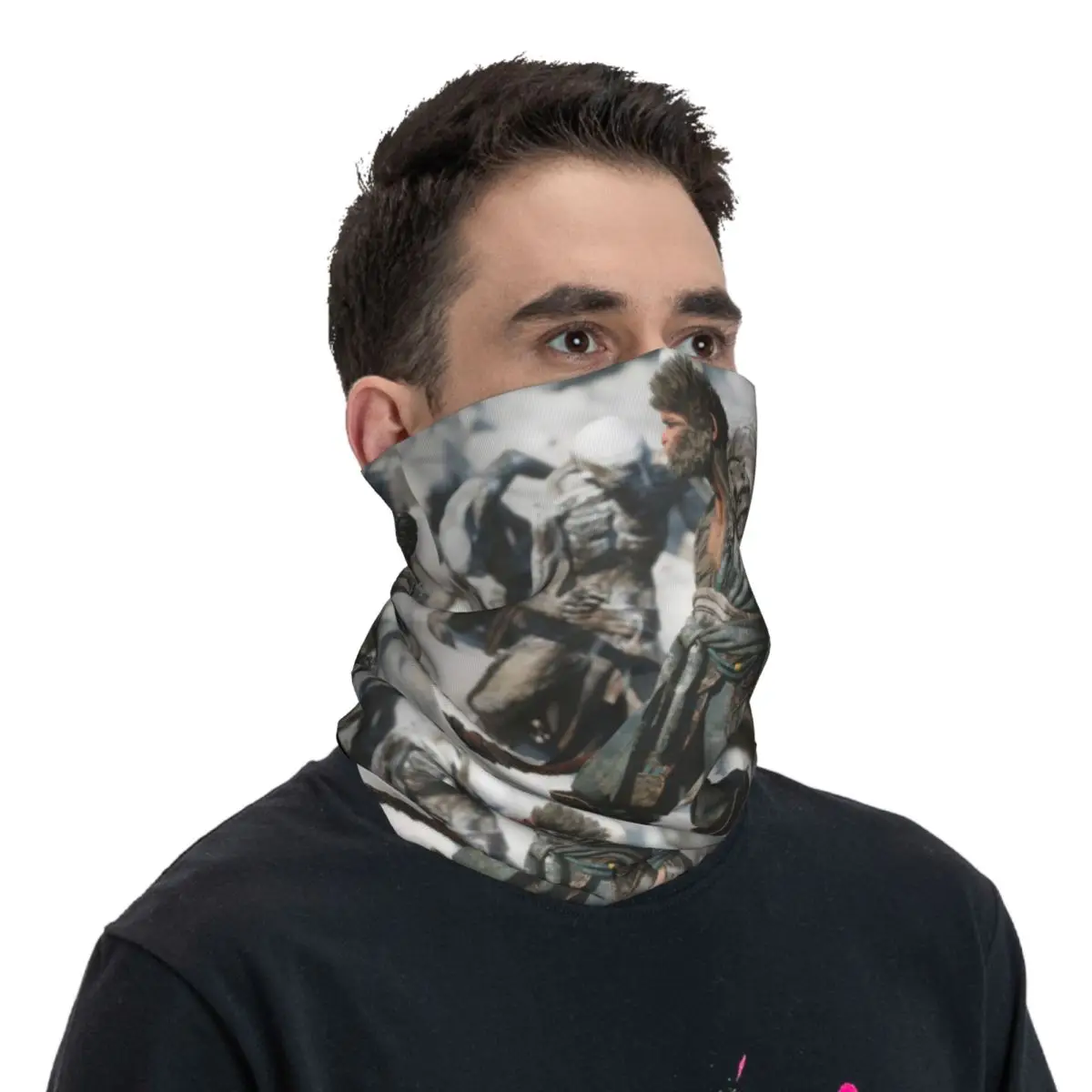 Mythe Dunne Bandana Nek Gaiter Wrap Sjaal Hoofdband Hals Hoes