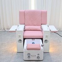 Nail Salon Shop Foot SPA Massage Sofa, Back Automatic Massage Chair, Beauty Eyelash Nail Salon Store Furniture, Reclining Sofas