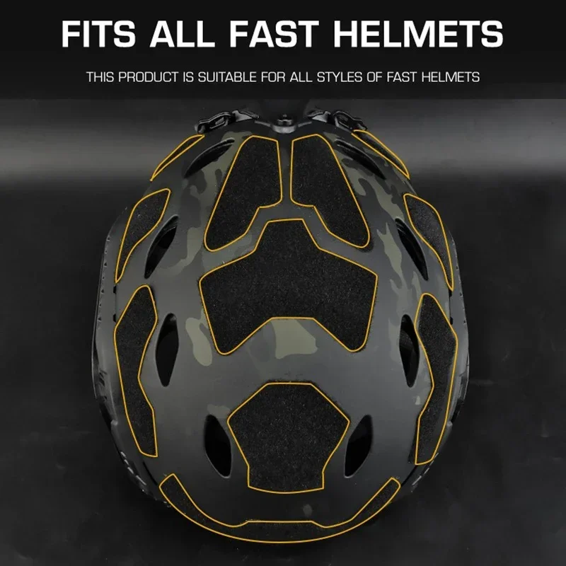 Ultra-high Cut Helmet Magic Sticker Quick Helmet Patch Hook and Ring Fastener Adhesive Magic Sticker Helmet Accessory
