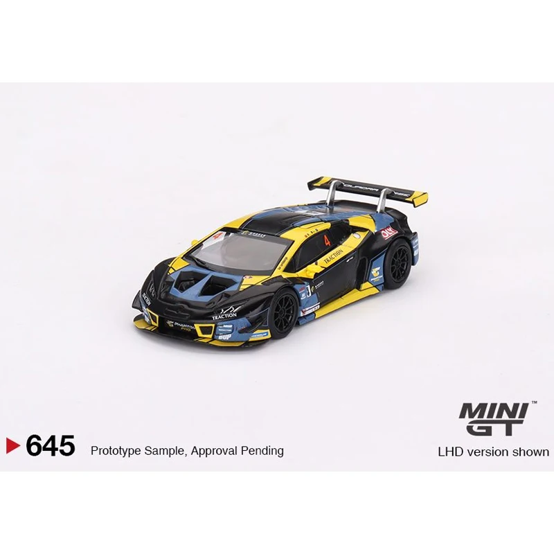 MINIGT 1:64 Huracan GT3 EVO #4 alloy car model 645