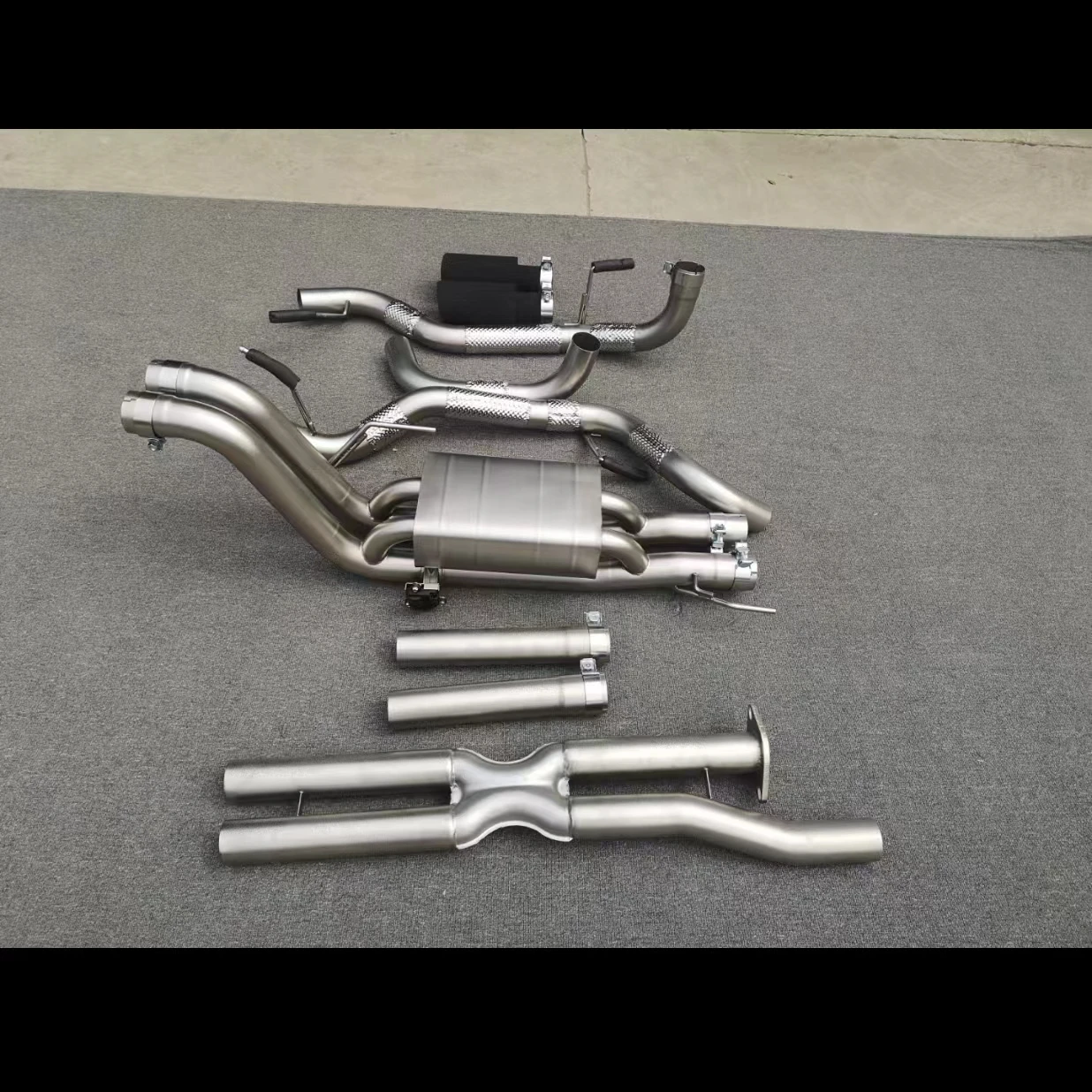 Manufacturers wholesale pure for Ford Raptor upgrade modified exhaust system