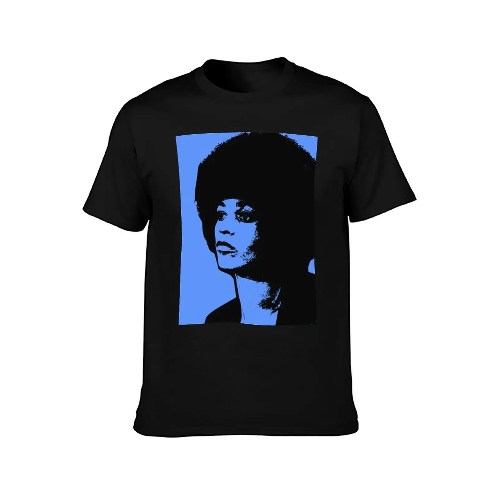 ANGELA DAVIS (BLUE) T-Shirt Work Wear Simple Tee Shirt