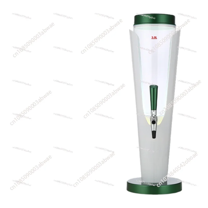 

Internet Celebrity Wine Cannon 3L Bar Special Luminous Beverage Bucket with Faucet Beer Machine Draft Beer KTV Coke Juice Bucket