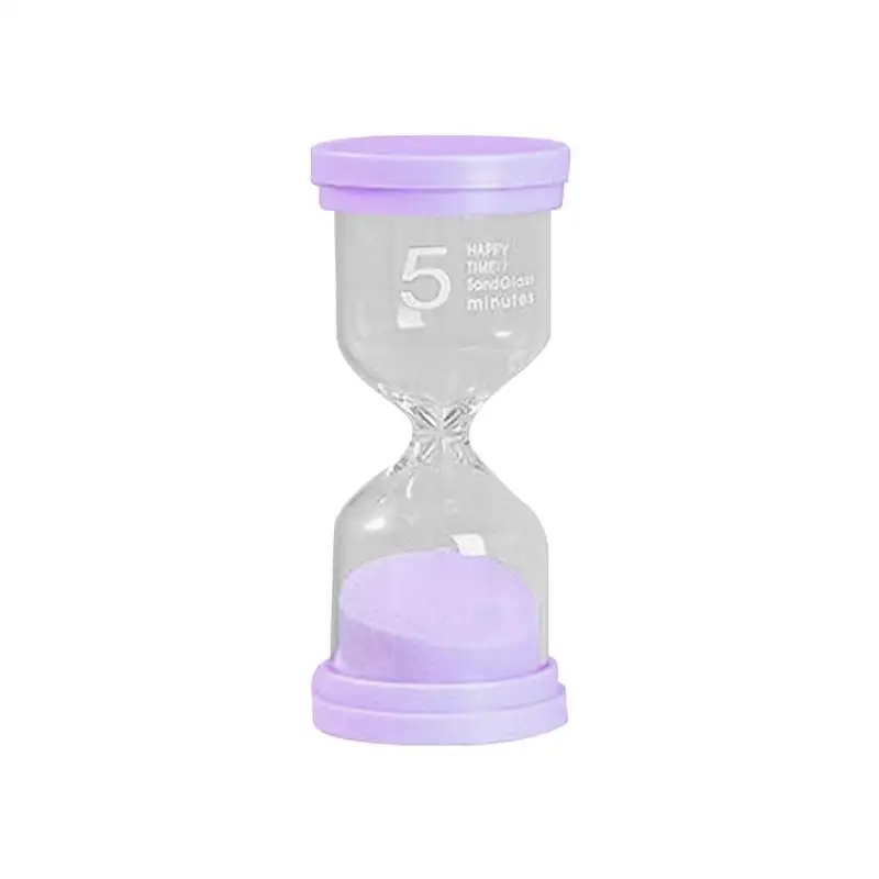 [J] Sand Timer With 5 Minute Settings For Children Colorful Sandglass Children Sand Timer Hour Glass Home Decoration Sand Clock