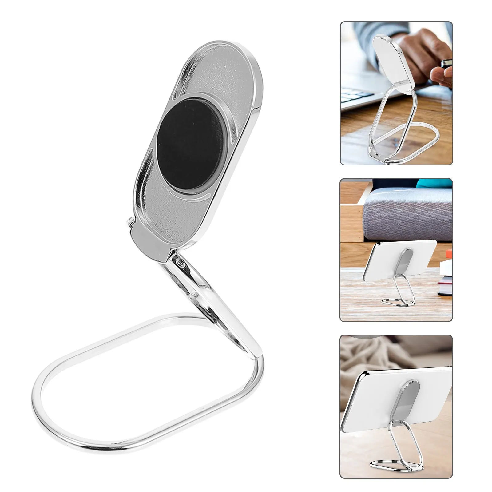 Foldable Phone Holder Phone For Commute Cell Strong Adhesion Anti Kickstand Convenient Viewing