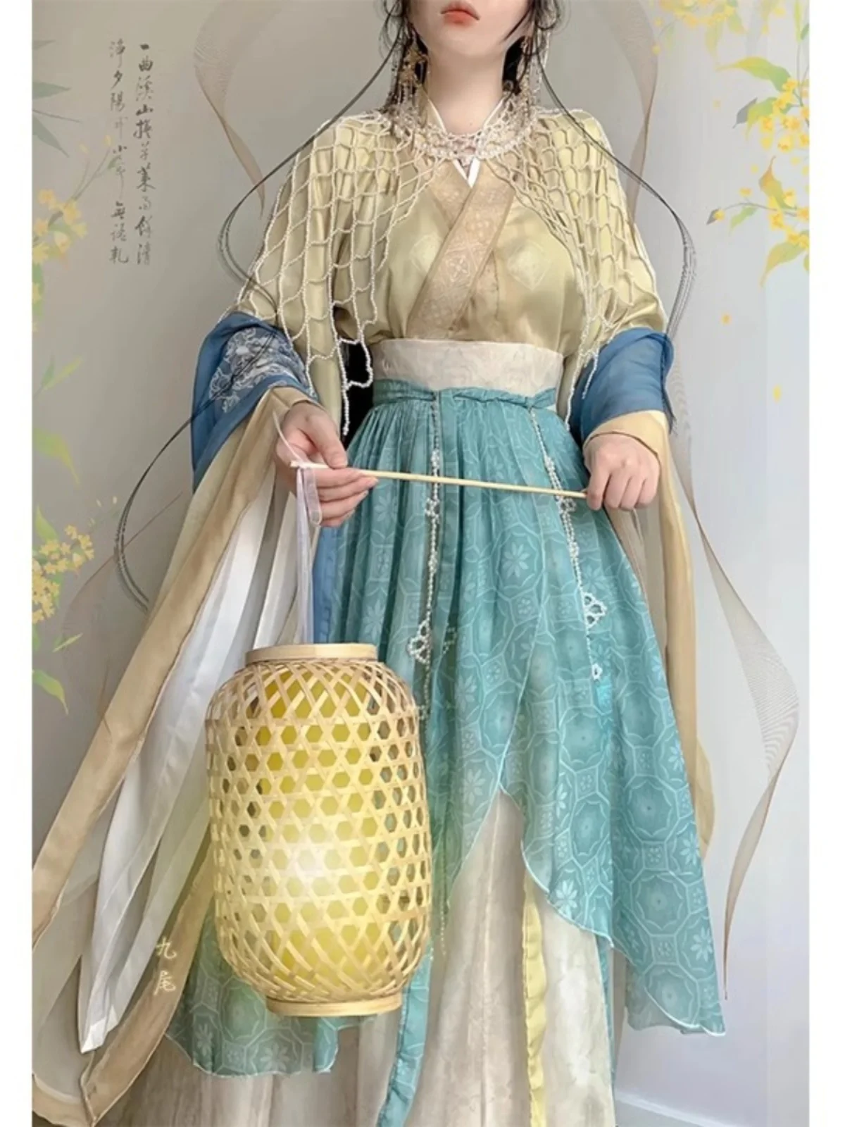 

New Year War Robe Clothing Women's Revamped Hanfu Ancient Chinese Fairy Costume Historical Reenactment Female Figure Skirt