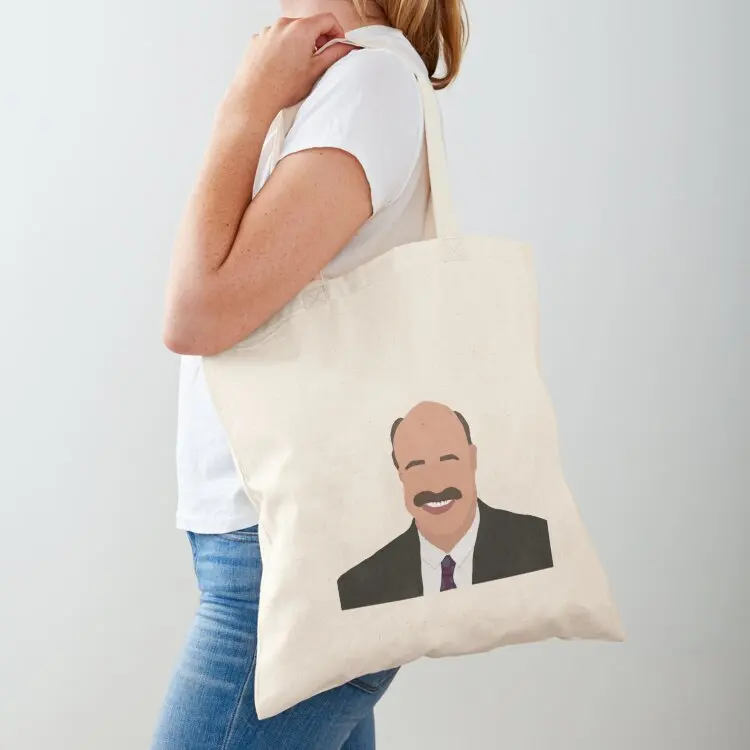 

Сумка-тоут Dr. Phil Smiling Tote Bag, холщовая сумка через плечо, большая сумка, женские сумки, складная, многоразовая.