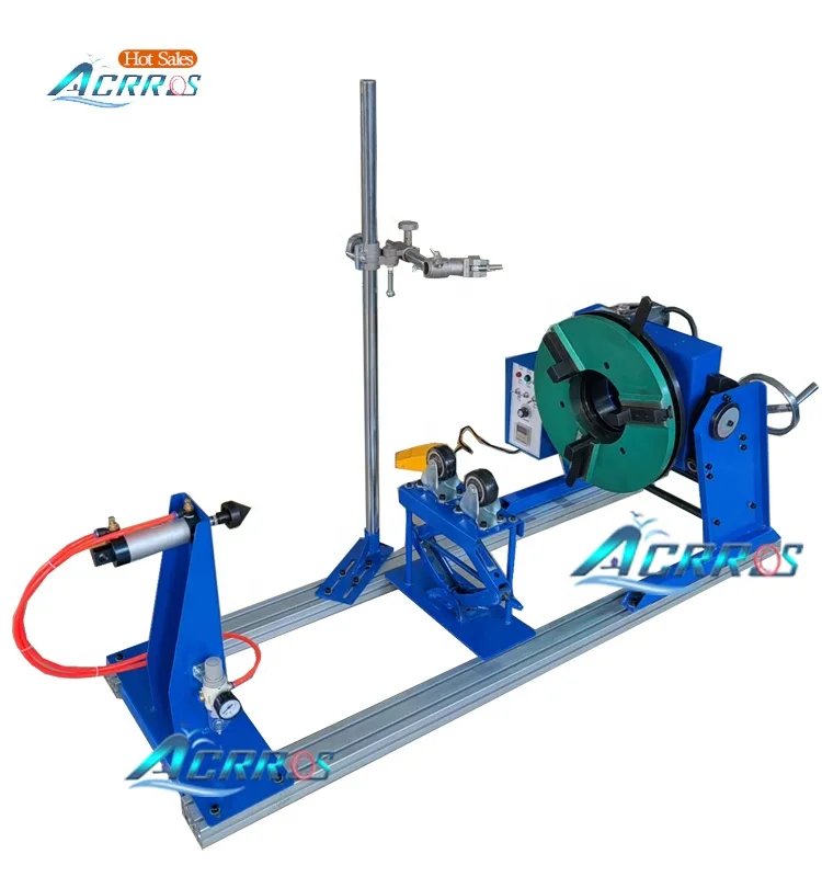 

Powered Weld Positioner Pipe Workpiece Rotary Welding Machine with 50KG Automatic Welding Turntable
