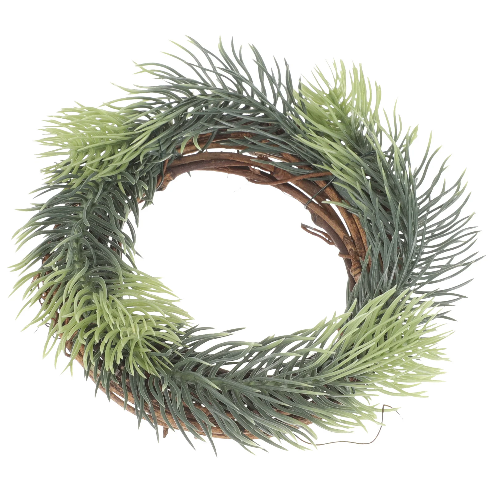 

Simulation Pine Branch Wreath Artificial Decorative Door Hanging Ring Festival Garland Home Window Dining Table