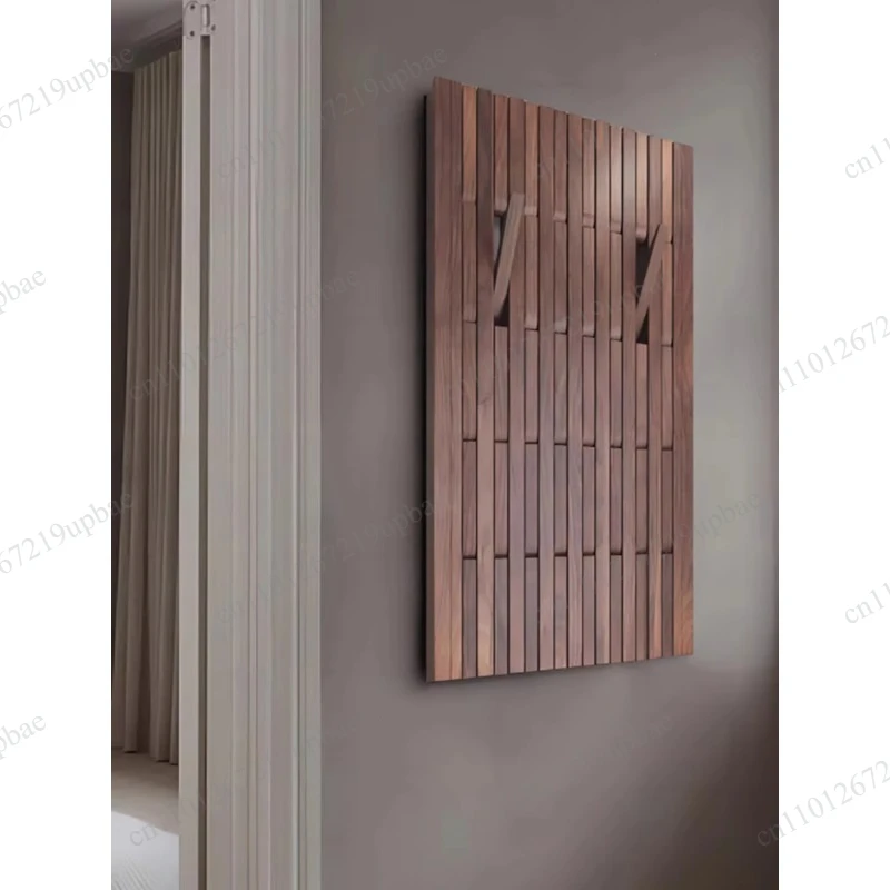Large Wooden Wall Coat Rack, Closet Clothes Hanger Shelf, Piano Keys Wall Hanger Organizer for Dressing Room Furniture