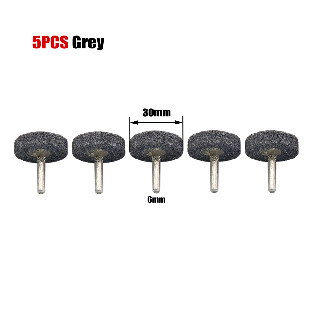 As Well As Forming Grinding Grinding Wheel Grinding Head T Type 30*10mm/40*10mm 5pcs 6mm Chrome Corundum For Electric Mill