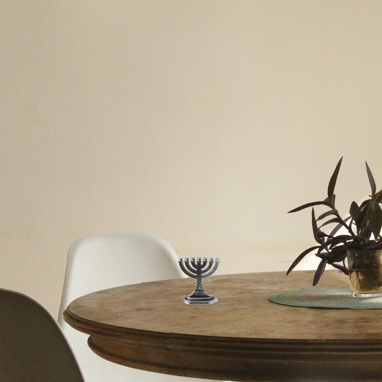 

7 Branches Holder Zinc Alloy Taper Stand Tabletop Decorative Ornament For Living Room Bedroom Wedding Centerpiece