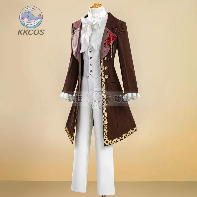 Serie de Cosplay en Colaboración: Identity Ⅴ Abogado Freddy Riley Qizhen Moda (Werther) Disfraz de Cosplay Halloween KKcos