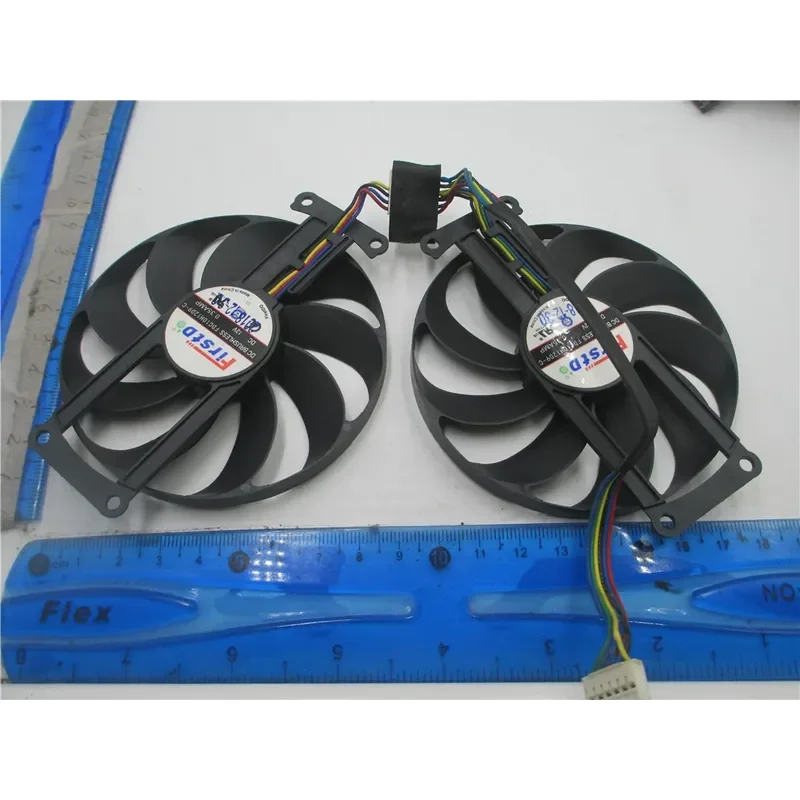 For ASUS RTX 2060 2070 GTX 1660S 1660 Ti Dual Fan Cooling Fan FDC10H12S9-C