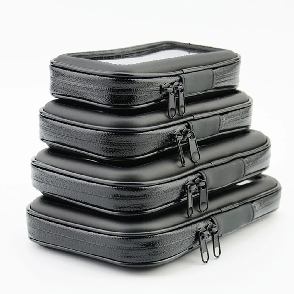 

Bike Phone Bag Waterproof 5.5 Inch 360 Degree Rotating Case Mount Handlebar Holder Easy Installation Accessory