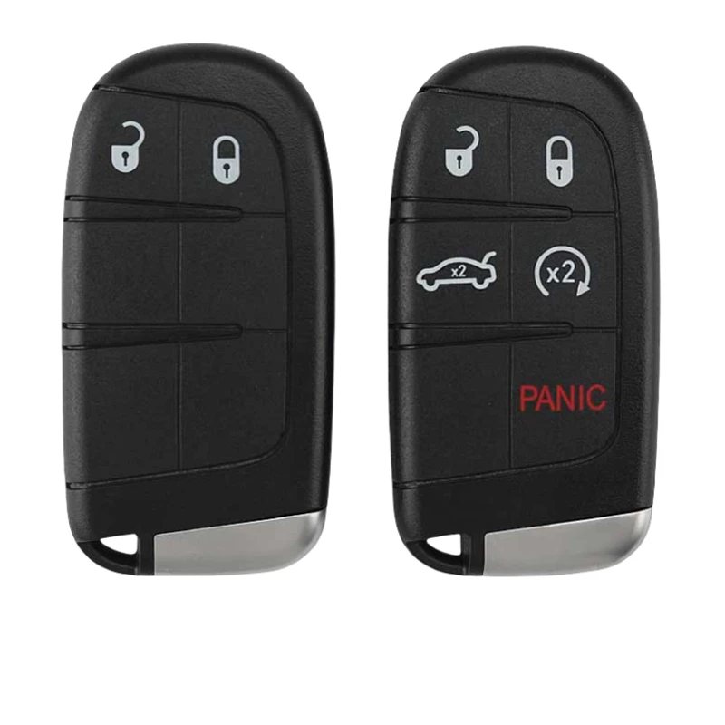 OEM Replacement Key Case Keyless Entry Smart Key Shell For Jeep Grand Cherokee For Dodge Charger For Chrysler 300 For Fiat 500X