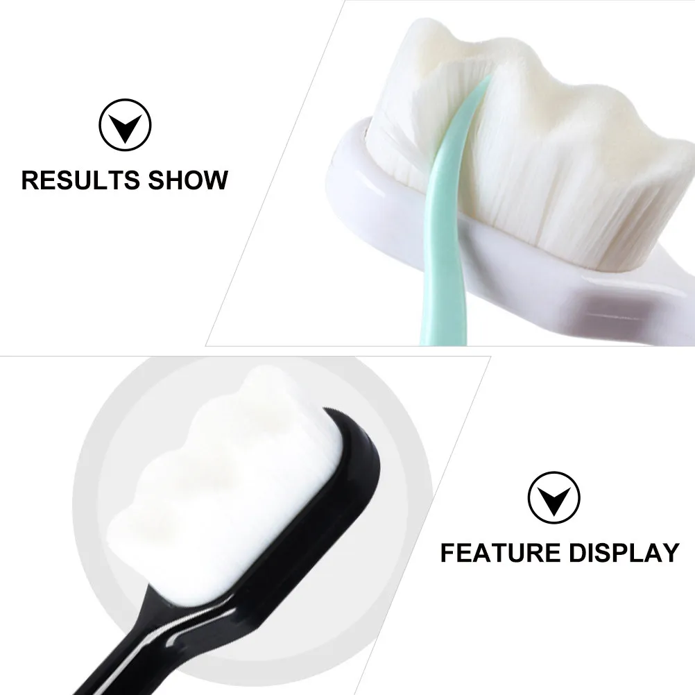 

6Pcs Superfine Toothbrushes with 12000 Bristles Micro Nano Bristle for Pregnant Women Gentle on Gums Oral Care Tool Extra